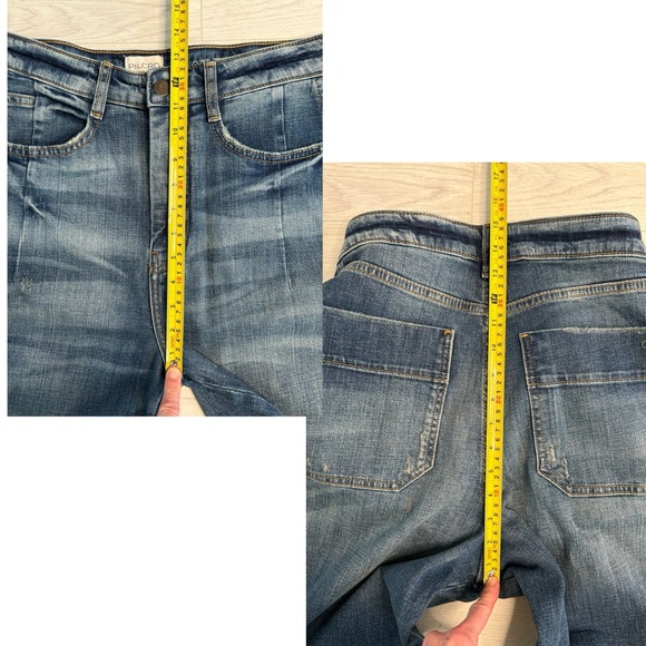 Pilcro Anthropologie The Kenna Mid Rise Heritage Barrel Jeans Womens Size 27 - Picture 7 of 8